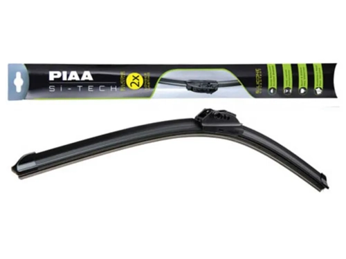 1x PIAA Si-Tech Front Wiper Blades Set - Silicone, Longer Lasting 14" / 350mm